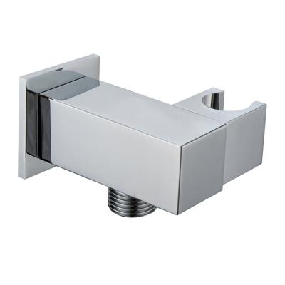 China 53706 Modern Brass Shower Elbow Supply Chrome Surface Finished Brass Water Outlet Outlet for sale