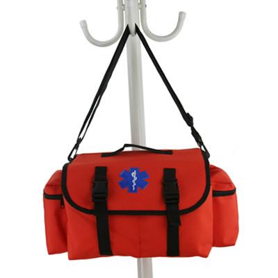 China Multi Compartments First Aid Medical Bags 600D Polyester With 2 Zippered Side Pouches for sale