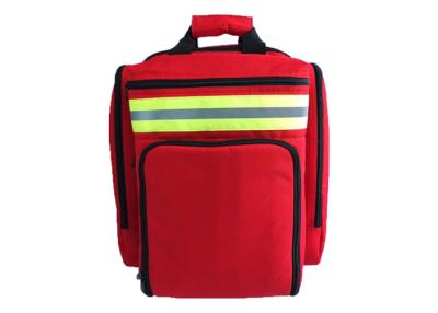 China Large Capacity First Aid Medical Bags 30.5cmx47cmx19cm With Adjustable Shoulder Strap for sale