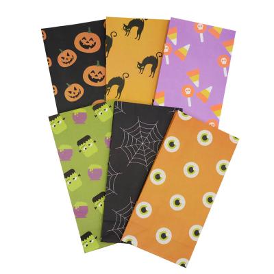 China BllalaLab Halloween Candy Treat Recyclable Paper Favor Bags Trick Or Treat Eco-Friendly Recyclable Kids Party Candy Packaging Gift Bag for sale