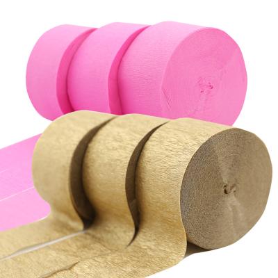 China Able to Make Multiple Twists BllalaLab Wholesale Premium Quality Expandable Crepe Paper Flame Roll Party Decoration Total 490-Feet 6 Rolls Hanging Set for sale