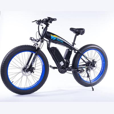 China Fat tire 15AH high speed electric lithium battery electric bicycle 48v 1000W4.0 aluminum alloy outdoor beach cruiser for sale