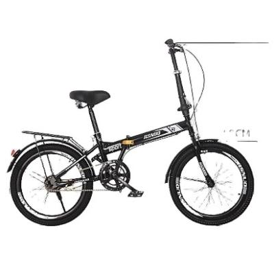 China Super New 20 Inch Lightweight Portable College Student Bike Men And Women Double V Brake Steel Material Bike Folding Bicycle for sale