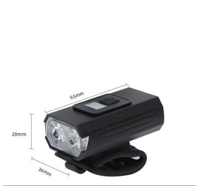 China USB rechargeable bicycle headlights for night riding, rechargeable flashlights, bicycle riding accessories for sale