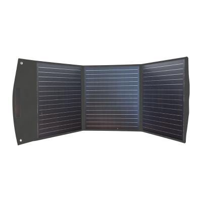 China 120W Collapsible Solar Panel PET ETFE Surface Optional For Traveling Camping Outdoor Power Supply 125mmx125mm for sale