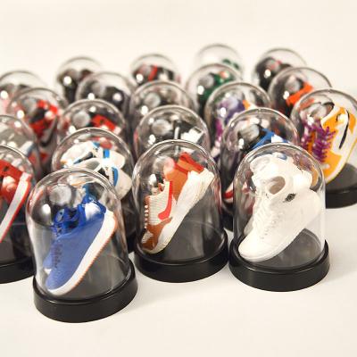 China Hot Selling Jordan Shoe Key Chain 2022 Plastic Sneaker New Display Box Sneaker Box Custom Logo Acrylic Shoe Pattern for sale