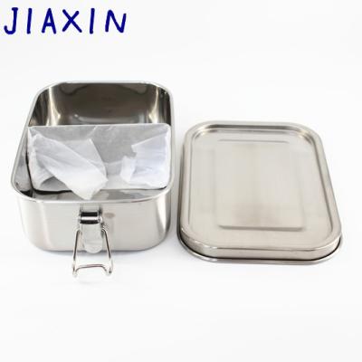 China High Quality Sustainable 800ml/1200ml/1400ml Stainless Steel Sealed Lunch Box for sale