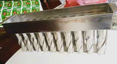 China Stainless Steel 2x10 Stainless Steel Drill Form Ice Pops Mold With Puller for sale