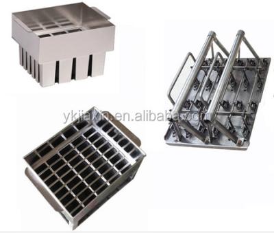 China Stainless Steel Ice Cream Lolly Mold Popsicle Display Tray Mold for sale