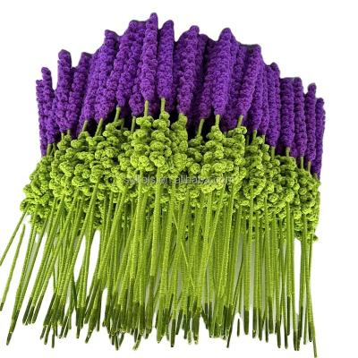 China Party Eternal Flowers Handmade Crochet Knit Flower Home Decoration Crochet Flowers Crochet Bouquet for sale