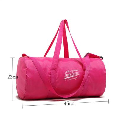 China Cheap Sports Large Capacity Sports Duffel Bag Promotion Folding Travel Luggage Bag Gym Handbag for sale