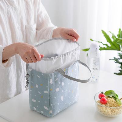 China Wholesale Thermal Insulated Student Office / Grocery Store / Office Woman School Carry Packing Lunch Cooler Bag For Food for sale