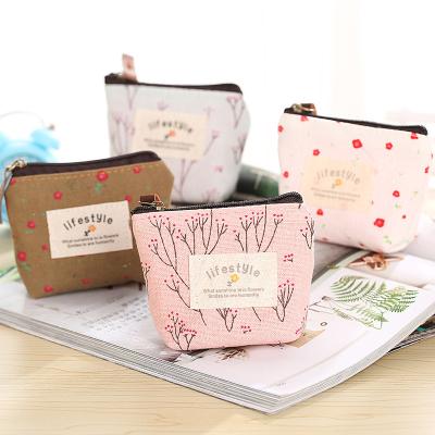 China Cute Fashion Small Coin Purse Cotton Change Wallet Bag Kids Women Coin Purse for sale