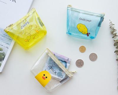 China High Quality Zipper Pouch Fashion PVC Fashion Coin Mini Wallet Promotional Purse For Kids for sale