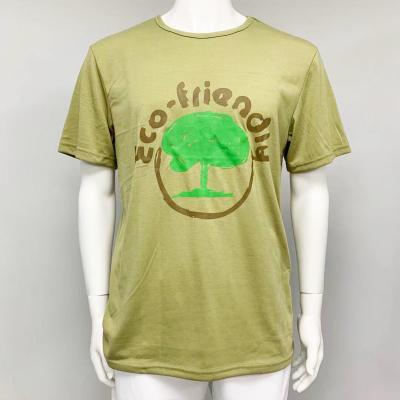 China 100% Recycled Featured PET Shirt Apparels ECO T-Shirt Eco-Friendly Featured Custom Work Clothes for sale