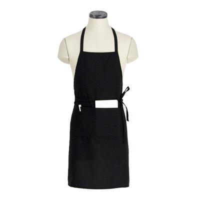 China Drinks / Food OEM Logo 100% Recycled Polyester Kitchen Water Repellent Aprons Custom for sale