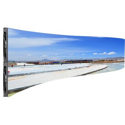 China P3.91 P4.81 Indoor Flexible Led Full Color Indoor Curved Rental Billboard Wall Screen Pantalla for sale