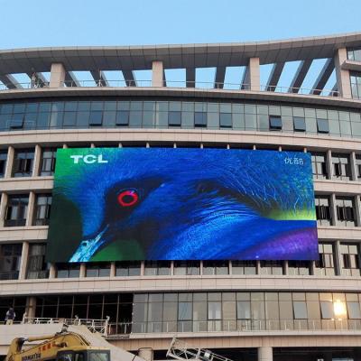 China Outdoor Waterproof Fixed Installation Front Service Outdoor Advertising Led Display Screen P4.81 for sale