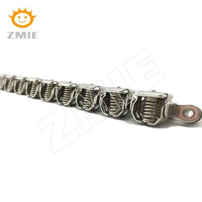 China Factory Film Clamp Stainless Steel Roller Conveyor Chain for sale