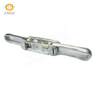 China Industry / Overhead X348 X458 X678 Galvanized Customized Drop Forged Rivetless Overhead Conveyor Trolley Chain for sale