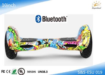 China Electric Self Balancing Scooter Music Playing , 10 inch Smart Electric Scooter for sale