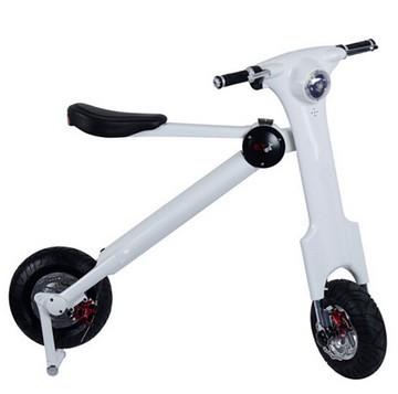 China 12inch Adult Folding Electric Bicycle / Bike With Seat , 35km/H Max Speed for sale