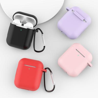 China Universal Cases For Apple Airpods Case 1/2 Cute Protective Wireless Silicone Earphone Soft Cover For Apple Air Pro Pod Case for sale