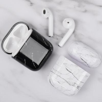 China New Fashion PC Case Square Shape Earphone Case Shockproof Universal Luxury Protector Cover For Airpods 1 pro 2 3 case for sale