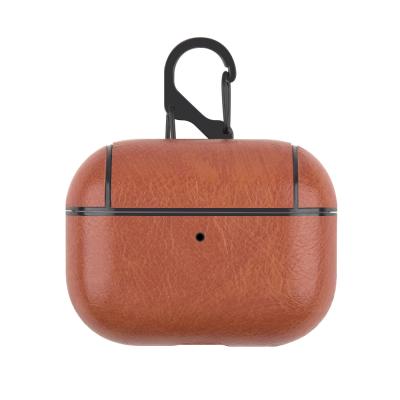 China Universal Case For Pro Air Case 3 Leather Anti-lost Hook Earphone Protective Cover Earphone Accessories For Pro Air Case for sale