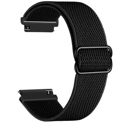 China Elasticity Sports Watch Band 42MM 46MM Speed ​​S3 Buckle Adjustable Nylon Solo Watch Straps For Samsung Active 2 20MM 22MM for sale