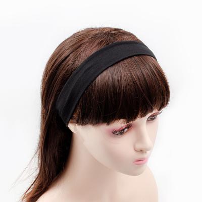 China High Quality Solid Color Winter Material Fashion Sports Friendly Knitted Headband For Ladies Face Wash Makeup Headband for sale