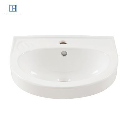 China Modern Smiling Face Wash Basin Ceramic Wash Basin for sale