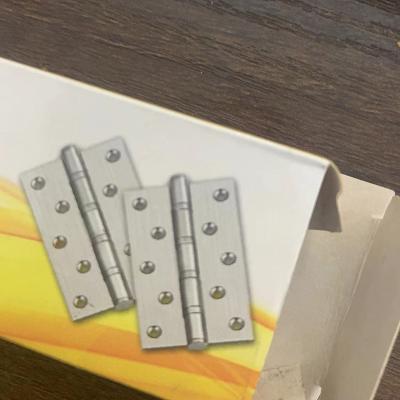 China Modern Thick and silent 304 stainless steel door hinges casement door and window hinge small folding 2-4 inches for sale