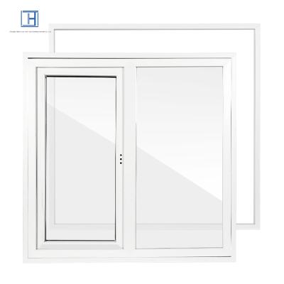 China Sliding Plastic steel casement Windows for sale