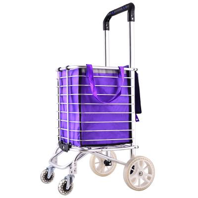 China Wholesale Trolley Folding Foldable Shopping Bags, Colorful Travel Trolley Luggage Bag, Grocery Trolley Folding Shopping Bag for sale