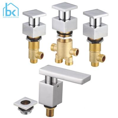 China Without Slide Bar Bathtub Faucets Bath Shower Faucets 3 Hole Bathtub Faucet for sale