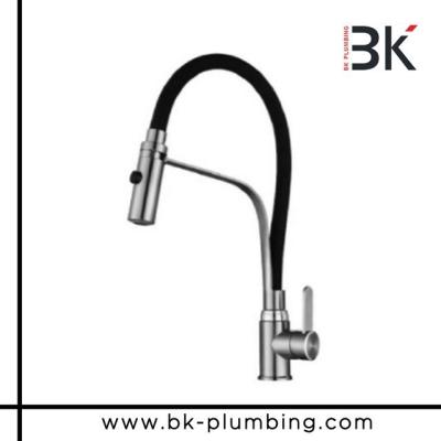 China Pull Out Flexible Spray Zhejiang Faucet Manufacturer SUS 304 Modern Kitchen Faucet for sale