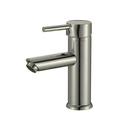 China Modern Single Hole Bathroom Faucet Brushed Nickel, Single Handle Bathroom Sink Faucet One Hole Bathroom Sink Faucet Basin Mixer Tap for sale