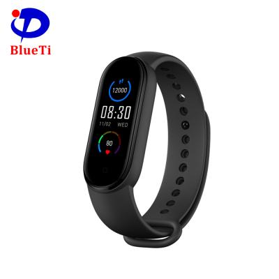 China High Quality Smart Heart Rate Sports Bracelet Smart Watch Touch Screen Band M5 Body Temperature Wristband Fitness Tracker for sale