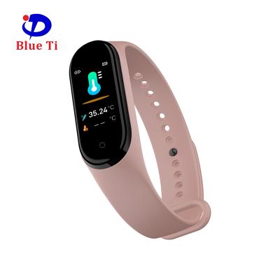 China Blueti Touch Screen Wristband M4 M5 m6 Smart Watch Men Women Waterproof Smart Reminder Fitness Tracker For Mobile Phones for sale