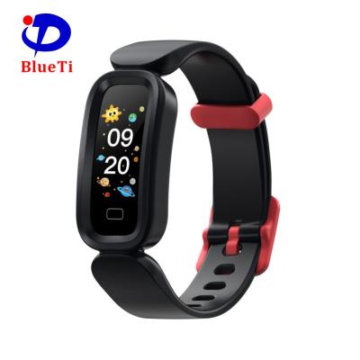 China Smart Color Screen Heart Rate Blood Pressure Alarm Sedentary Sports Touch Screen Kids Wristband Watch Men Women Men For Andriod IOS for sale