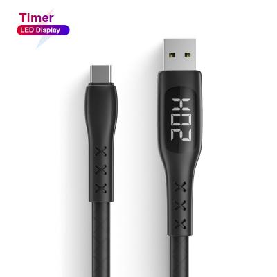 China Camera USB Charger Cable for Type C/Micro/IOS with Timer Display Data Sync Timing Fast Charging for iPhone Samsung Xiaomi Huawei for sale