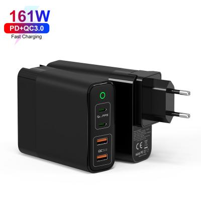 China GaN Tech 161W PD3.0 PPS QC3.0 LAPTOP Charger Adapter USB C Palladium Quick Wall Charger For Mobile Phone For iPad For MacBook Pro Air for sale