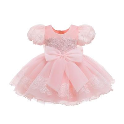 China Baby Pretty Clothes Flower Girls Party Garment Wedding Dress Princess Long Dress for sale