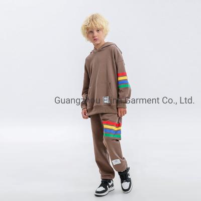 China Wholesale Long Sleeve Sport T Shirt Pants Custom Kids Sweatshirts and Hoodies Kids Sweat Suits Toddler Boys and Girls Clothing Sets Cotton Tb for sale