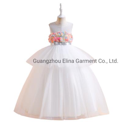 China Wholesale Baby Clothes Girls Party Garment Ball Gown Dress Princess Party Dress Sleeveless for sale