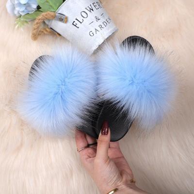 China 2021 Baby Shoes Baby House Bedroom Indoor Home Winter Warm Fox Faux Fur Fluffy Fuzzy Shoes Mother and Daughter Shoes Slipper for sale