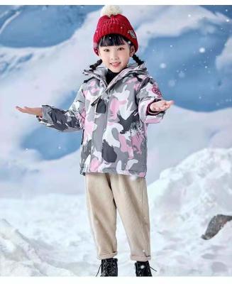 China New Children′ S Winter Down Coat for Girls and Boys Clothes Waterproof Outdoor Hooded Coat for sale