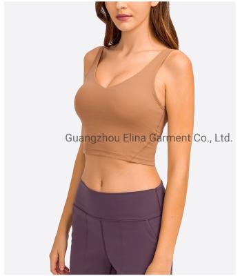 China Yoga Underwear OEM Women Gym Workout Fitness Back Shockproof Running Sportswear Activewear for sale