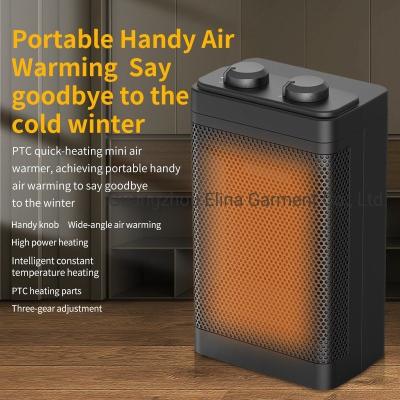 China Ceramic Heater Electric Heater Home Mini Desktop Warmer Winter for Office Mini Air Blower Adjustable 3gears 3 Seconds Heater for sale